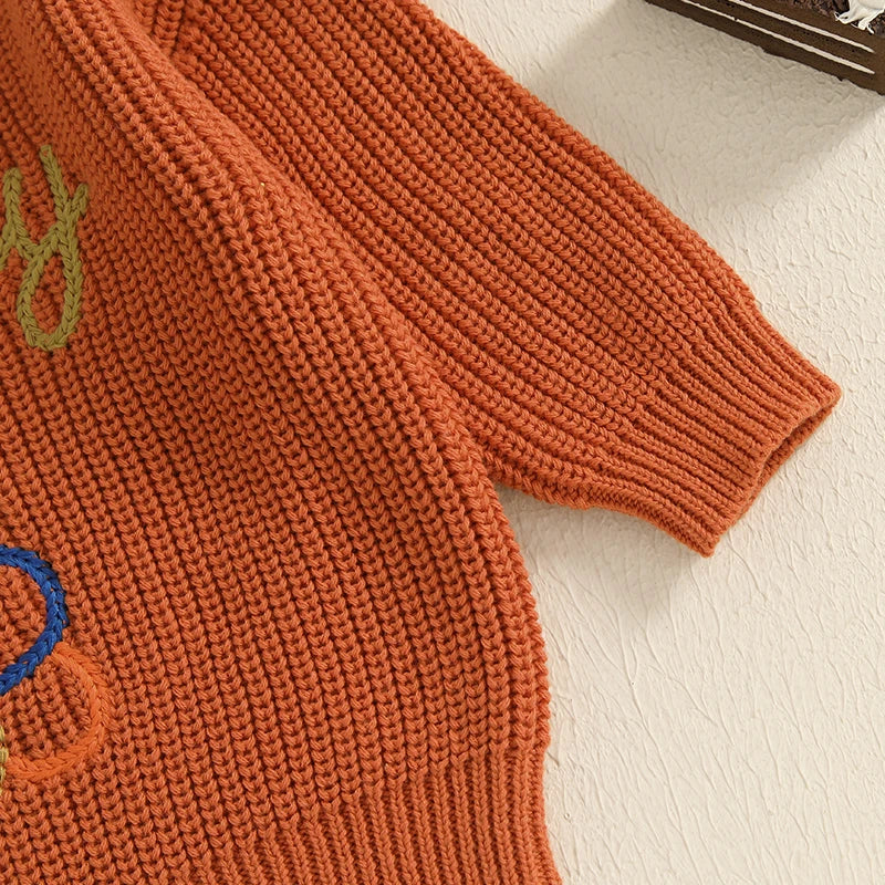 Boy's & Girl's Embroidered "Lil Turkey" Thanksgiving Turkey Sweatshirts