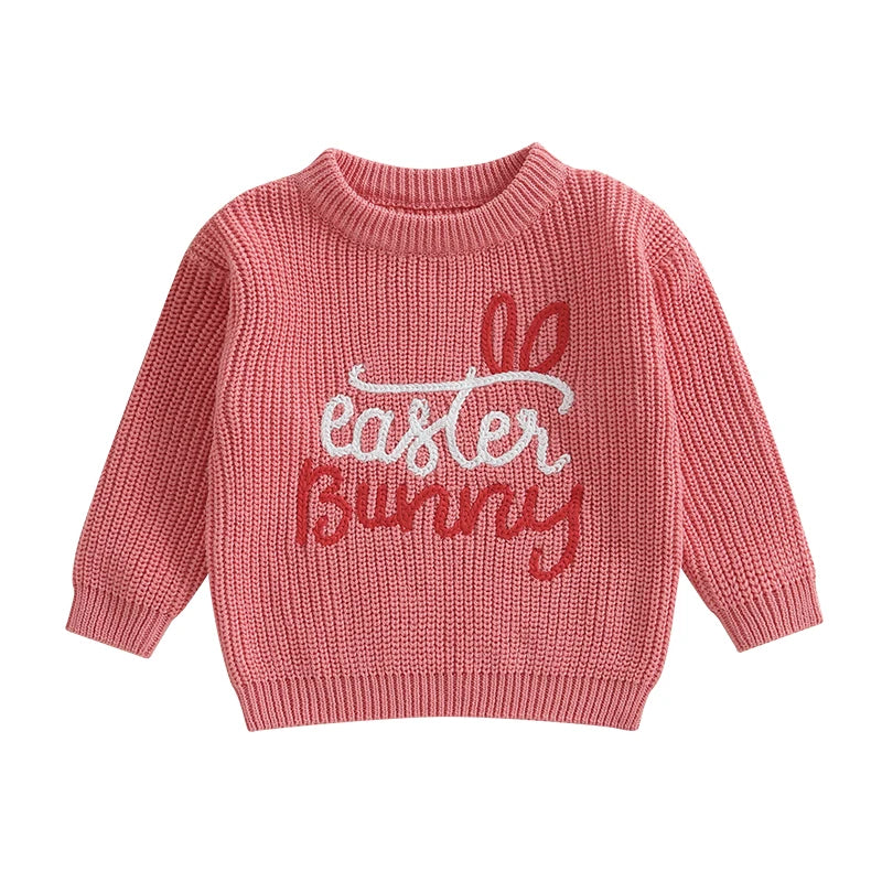 Boy's & Girl's Easter Bunny Ear Sweaters