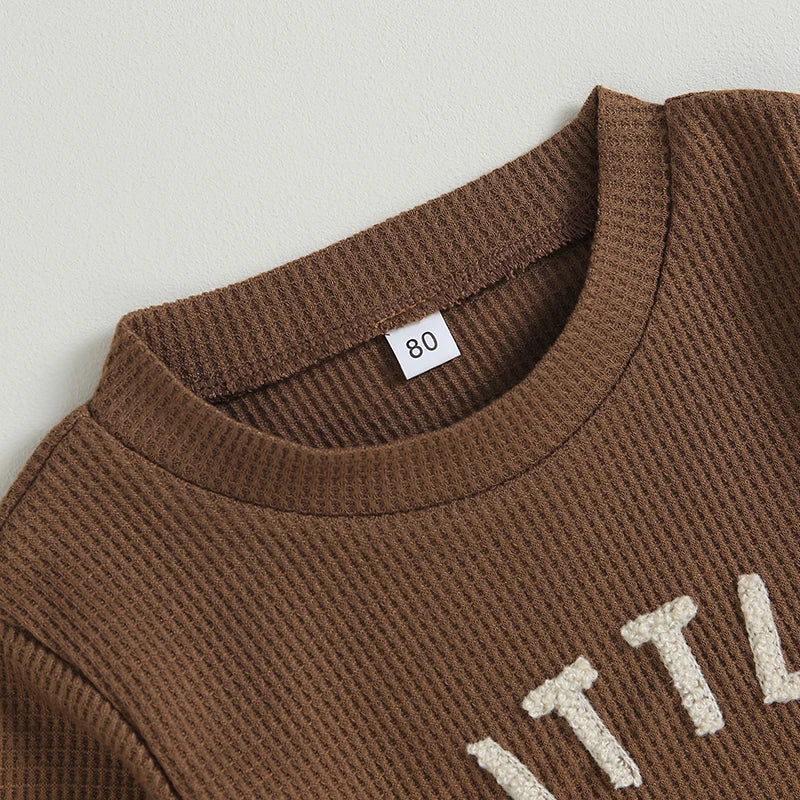 Boy's 2-Piece "Little Dude" Sweatshirt & Pants Sets
