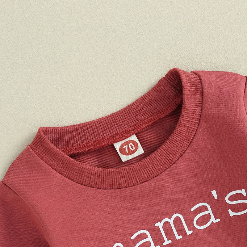 Girl's "Mama's Bestie" Sweatshirts & Pants Sets