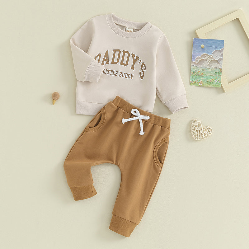 Girl’s 2-Piece Flower Sweatshirt & Pants Sets
