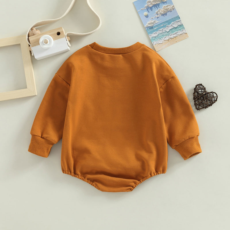 Boy's & Girl's Football Sweatshirt Rompers "Game Day"
