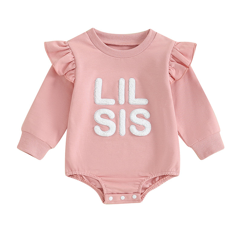 Family Matching! Girl's "Big Sis" & "Lil Sis" Sister Sweatshirts