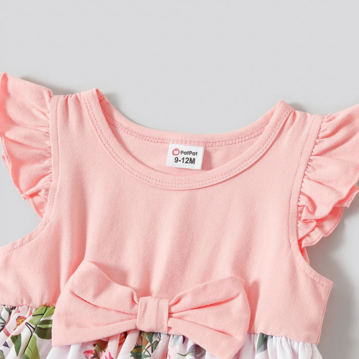 Family Matching! Pink Sleeveless Floral Midi Dresses, Rompers & Color Block Polo Shirts