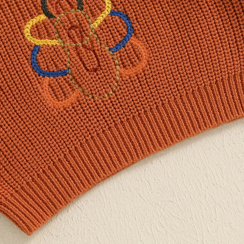 Boy's & Girl's Embroidered "Lil Turkey" Thanksgiving Turkey Sweatshirts