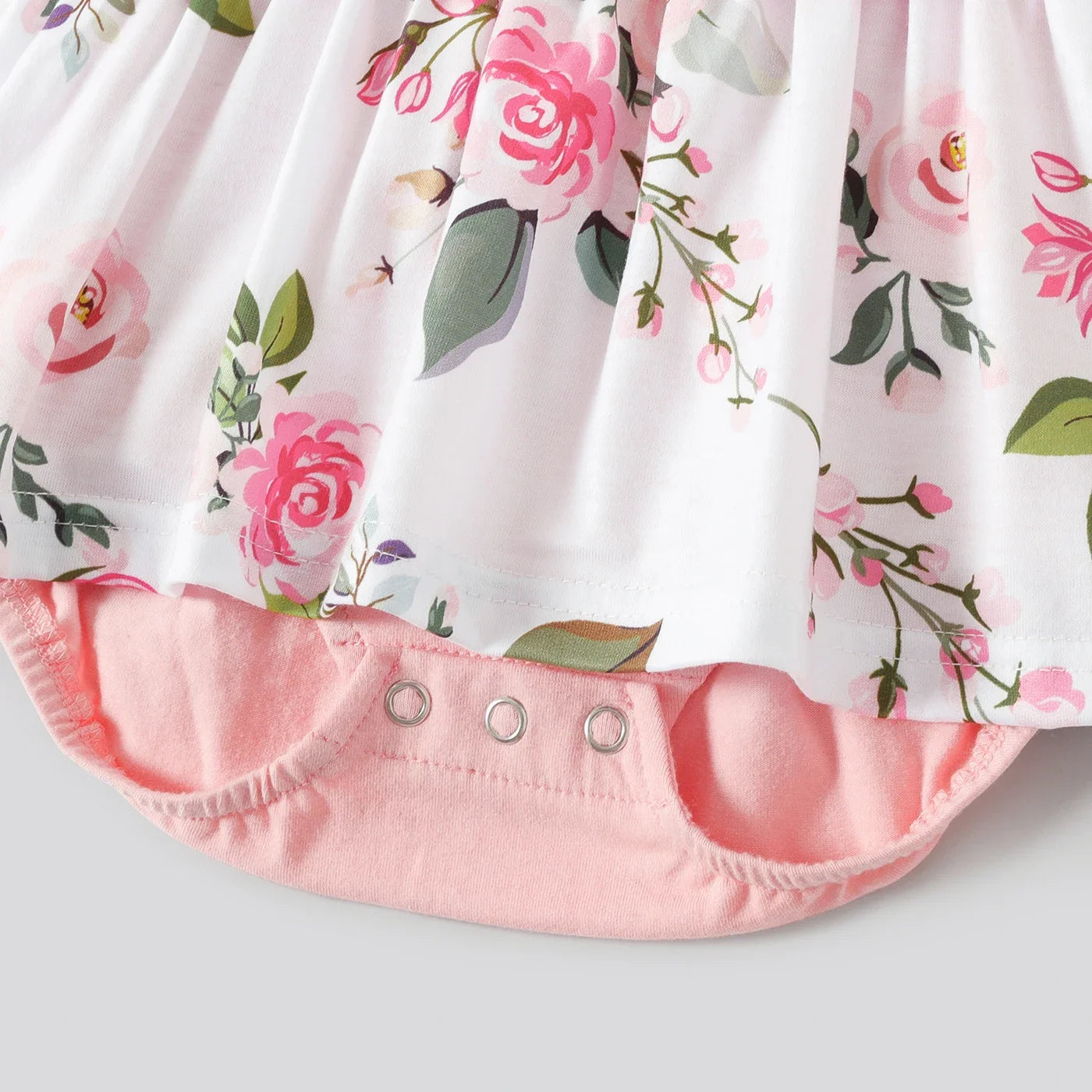Family Matching! Pink Sleeveless Floral Midi Dresses, Rompers & Color Block Polo Shirts