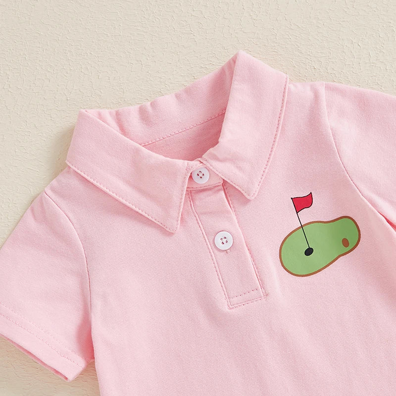 Girl's 2-Piece Golf Polos & Skirt Sets