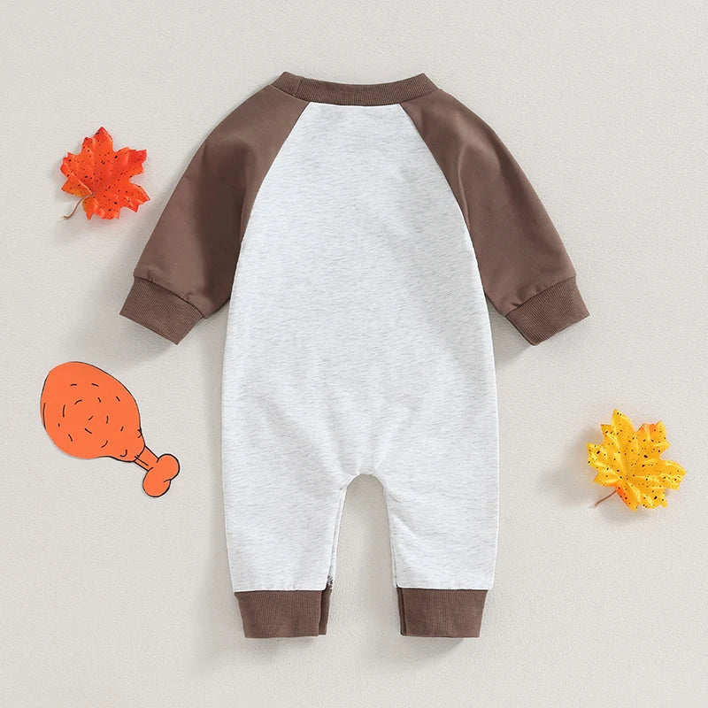 Thanksgiving ! Boy's Turkey Rompers