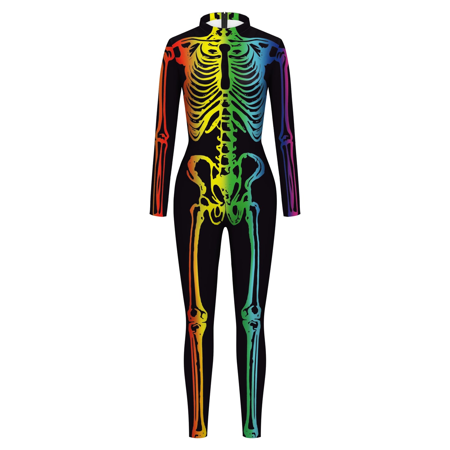 Skeleton Bodysuits! Womens Full One Piece Day of The Dead, Halloween, Costume Party, Cosplay