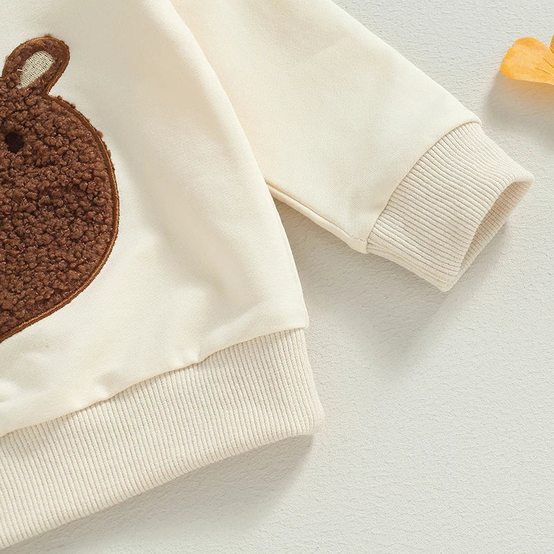 Boy's & Girl's 2-Piece Teddybear Sweatshirt & Pants Sets