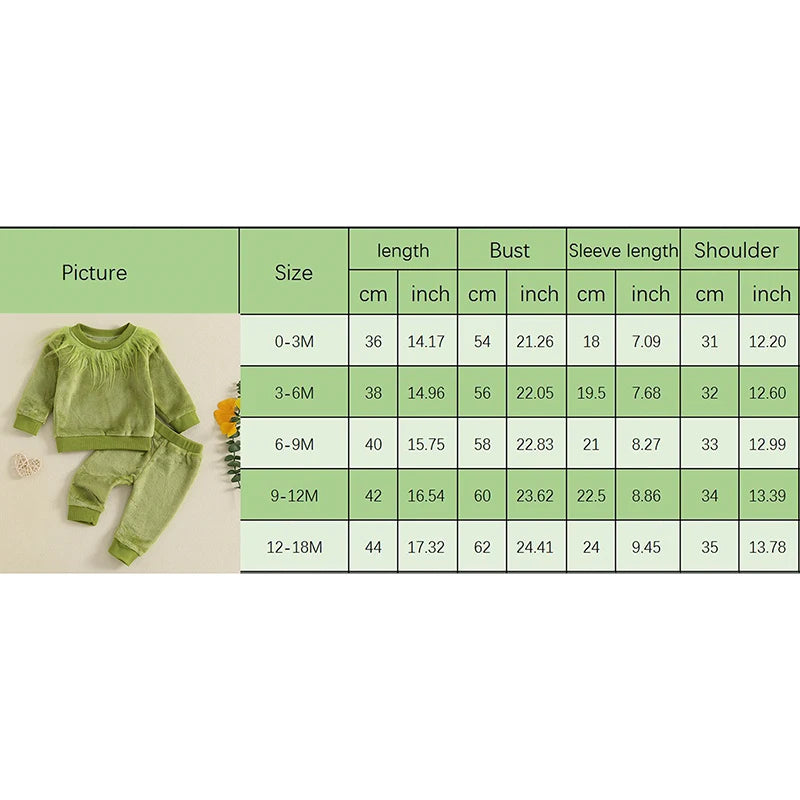 Boy's & Girl's 2-Piece Christmas Sweatshirt & Pants Sets