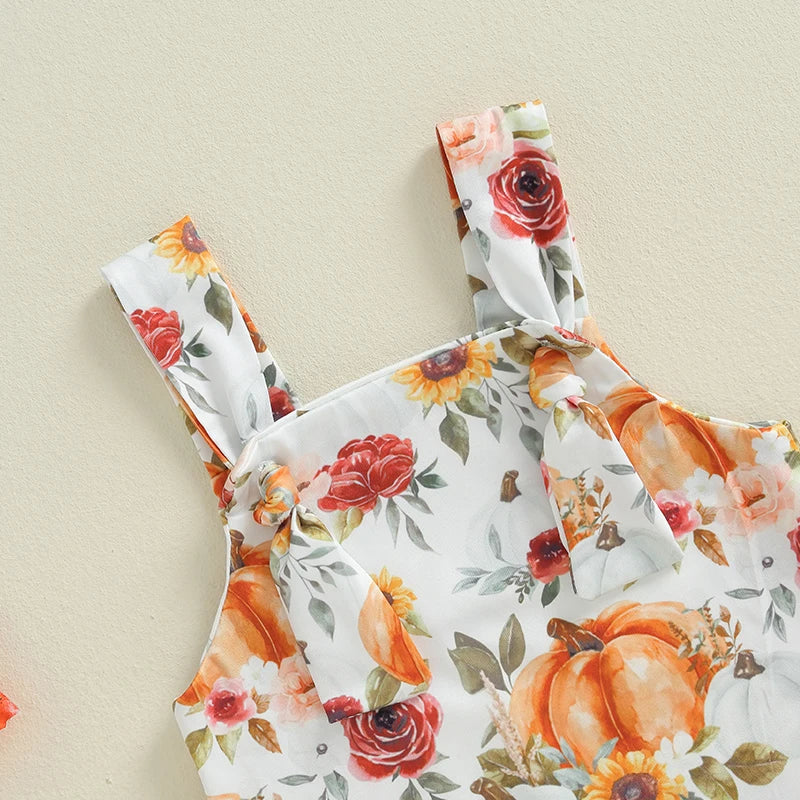 Halloween ! Girl's & Boy's Ghost Pumpkin Bib Jumpsuits