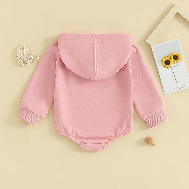 Boy's & Girl's Long Sleeve Hooded Sweatshirt Rompers