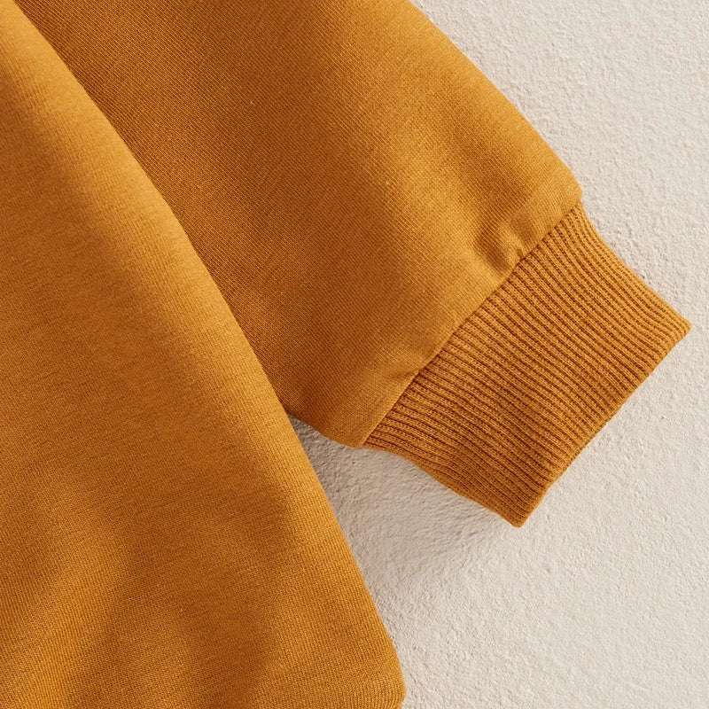 Boy's & Girl's 2-Piece Thanksgiving Embroidered "Homemade Rolls" Sweatshirts & Pants Sets