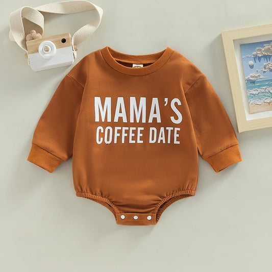 Boy's & Girl's "Mama's Coffee Date" Onesies