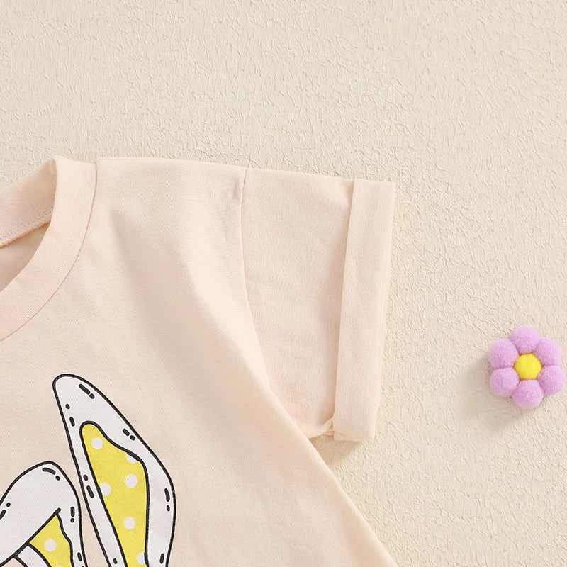 Girl's Easter Bunny Ears Rompers
