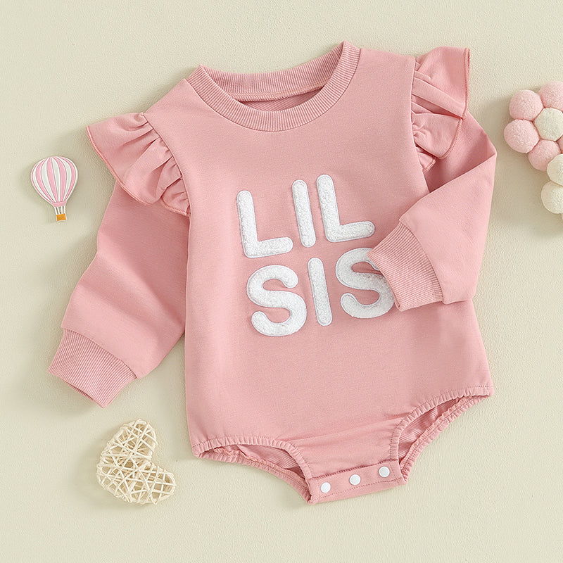 Family Matching! Girl's "Big Sis" & "Lil Sis" Sister Sweatshirts