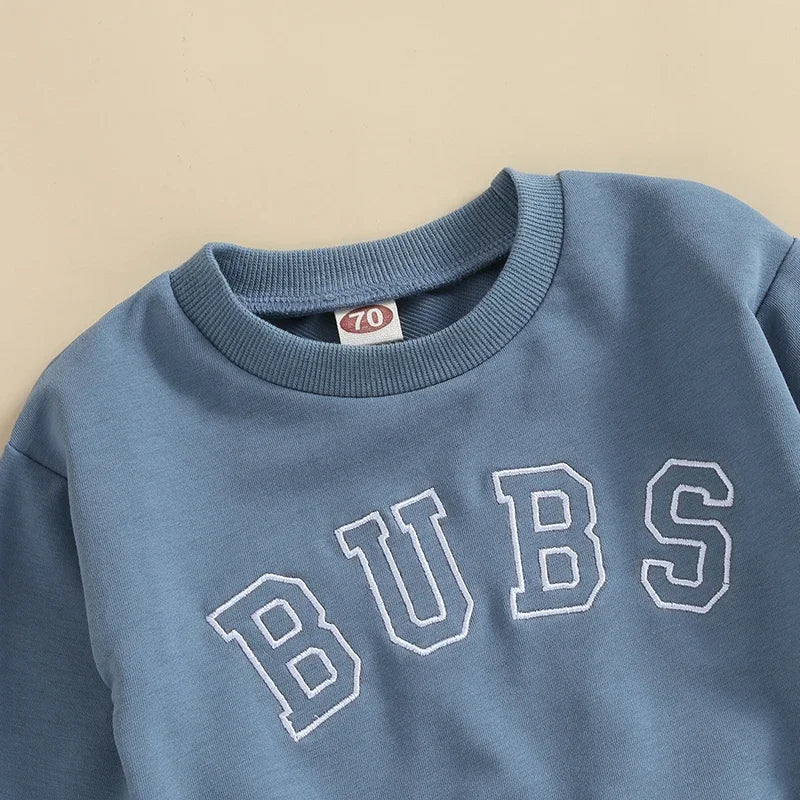 Family Matching! Boy's 2-Piece Brother "Bubs" Sweatshirt & Pants Sets