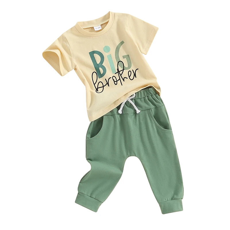 Family Matching! 2-Piece Boy's "Big Brother" "Little Brother"