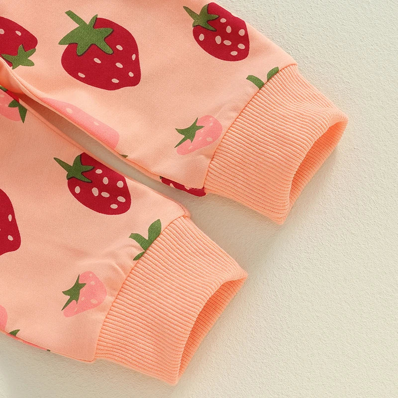 Girl’s Strawberry Shirt & Pants Sets