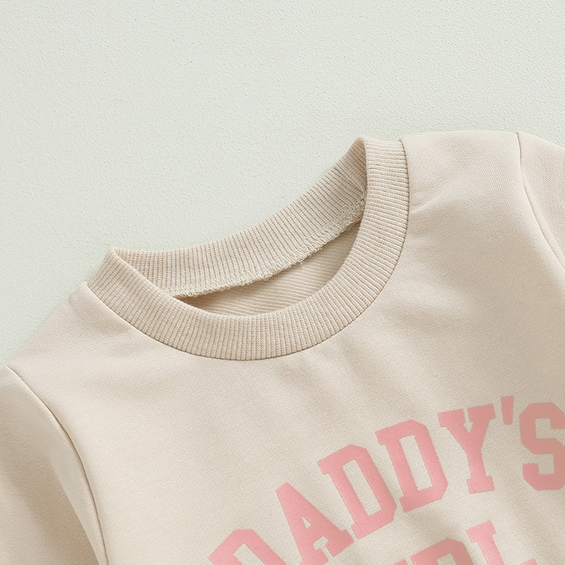 Girl’s "Daddy's Girl" Sweatshirt & Pants Sets