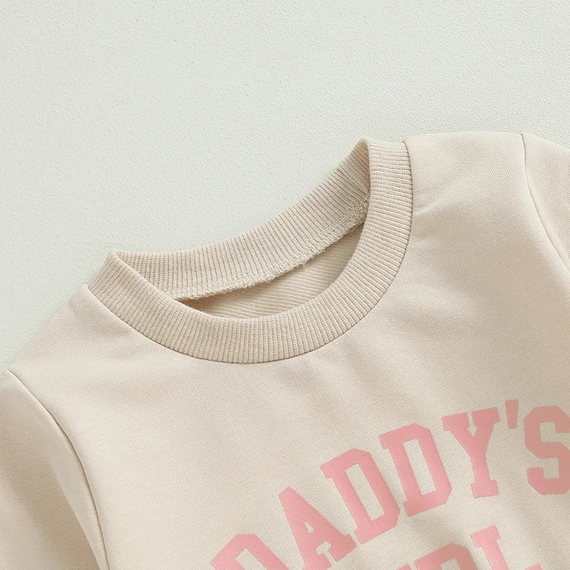 Girl’s "Daddy's Girl" Sweatshirt & Pants Sets