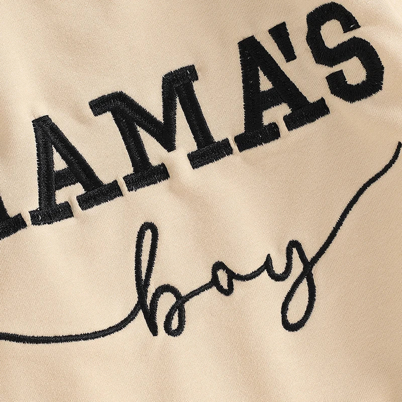 "Mama's Boy" Sweatshirts & Pants Sets