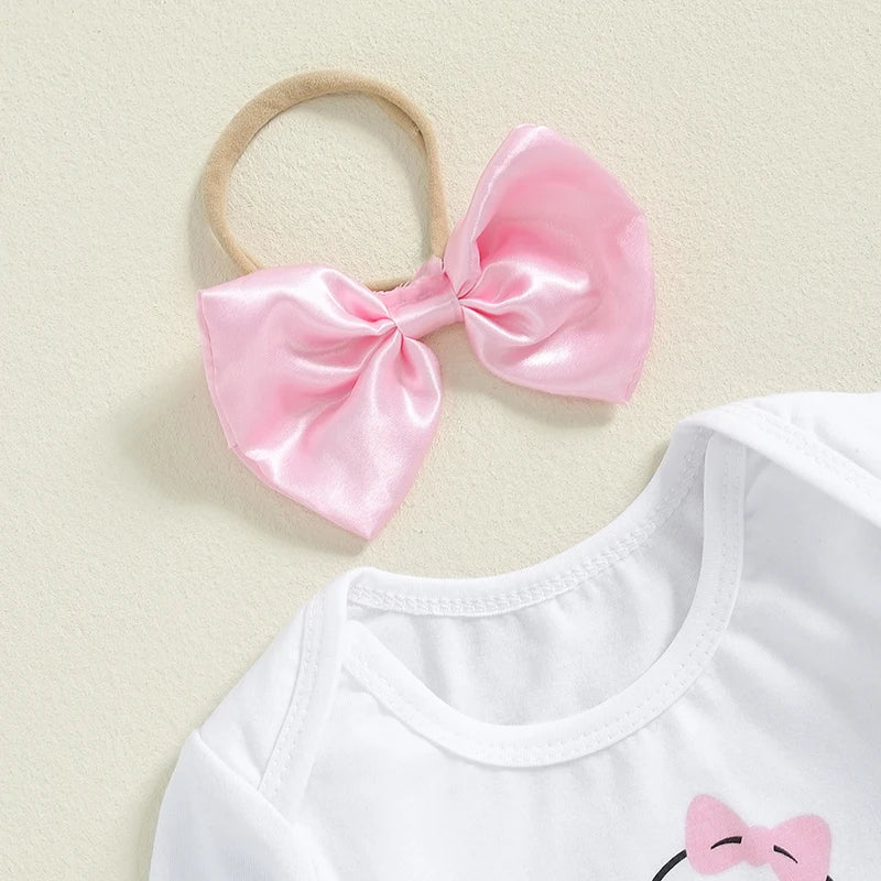Girl's Halloween 2-Piece Ghost Onesie, Tutu Skirt & Headband Sets