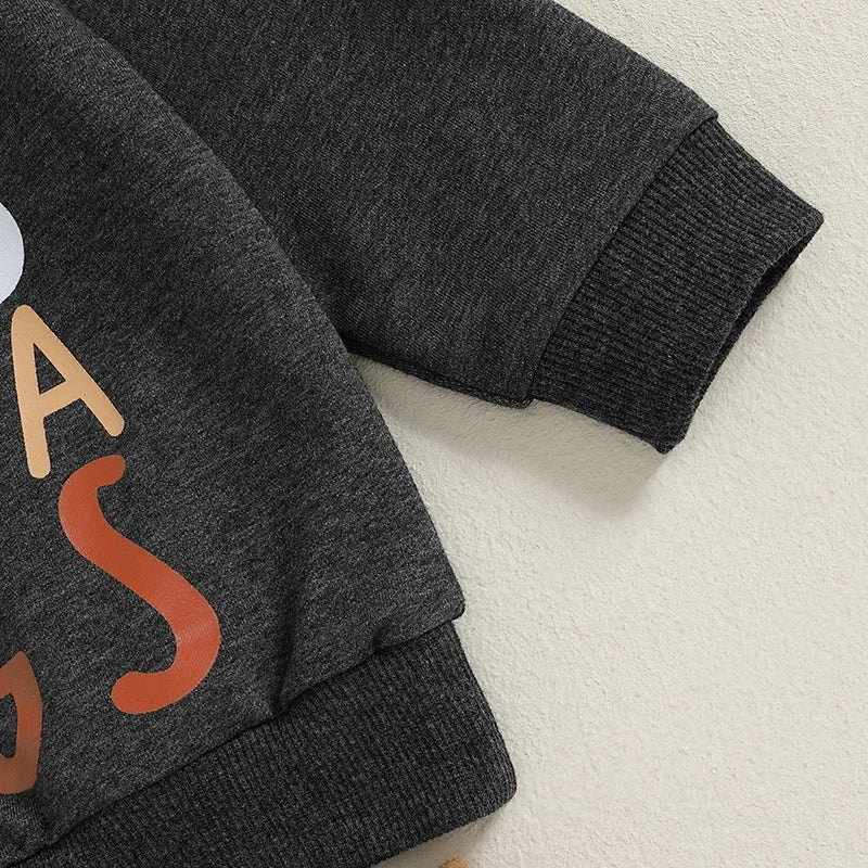 Boy's 2-Piece "Chicken Nugs & Mama Hugs" Sweatshirts & Pants Sets