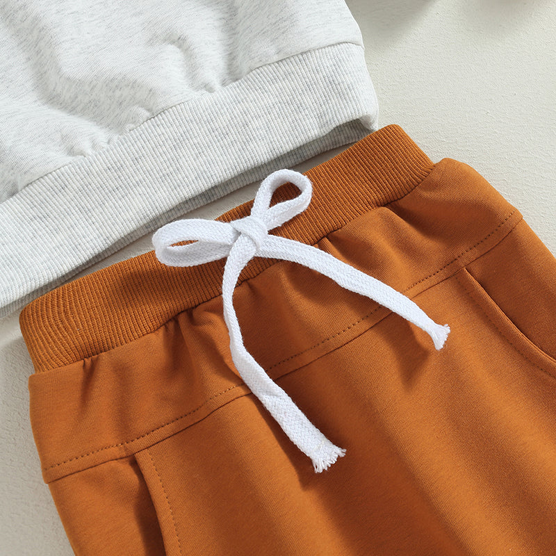 Boy's 2-Piece "Stud Muffin" Sweatshirt & Pants Sets