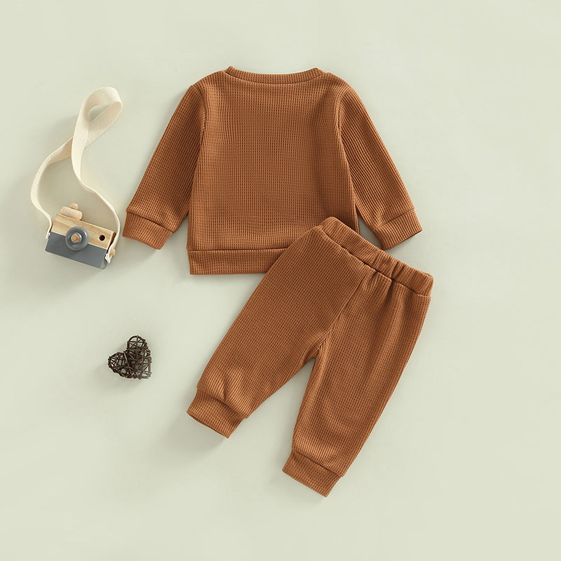 Boy's & Girl's 2-Piece "Hey Cutie" Sweatshirts & Pants Sets