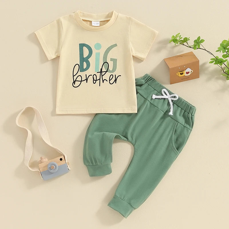 Family Matching! 2-Piece Boy's "Big Brother" "Little Brother"