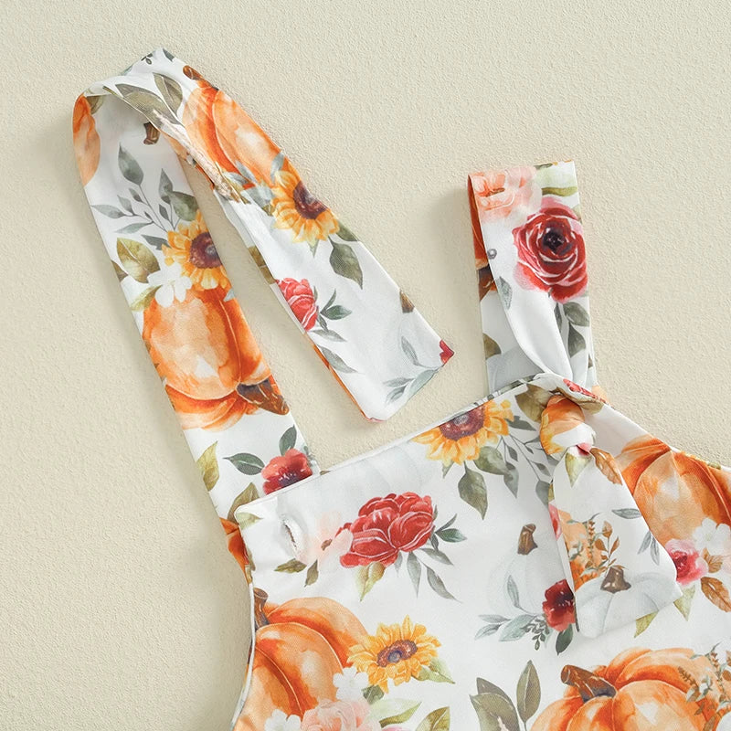 Halloween ! Girl's & Boy's Ghost Pumpkin Bib Jumpsuits