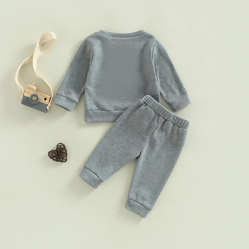 Boy's & Girl's 2-Piece "Hey Cutie" Sweatshirts & Pants Sets