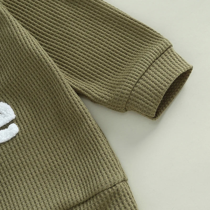 Boy's 2-Piece "Little Dude" Sweatshirts & Pants Sets