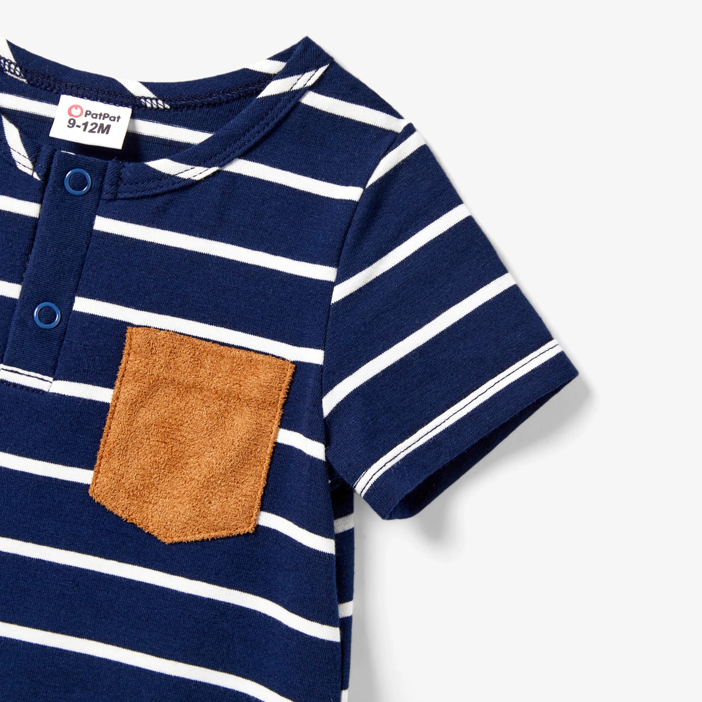 Family Matching! Stripe T-shirt & Stripe Crisscross Bodycon Knitted Off-Shoulder Dresses
