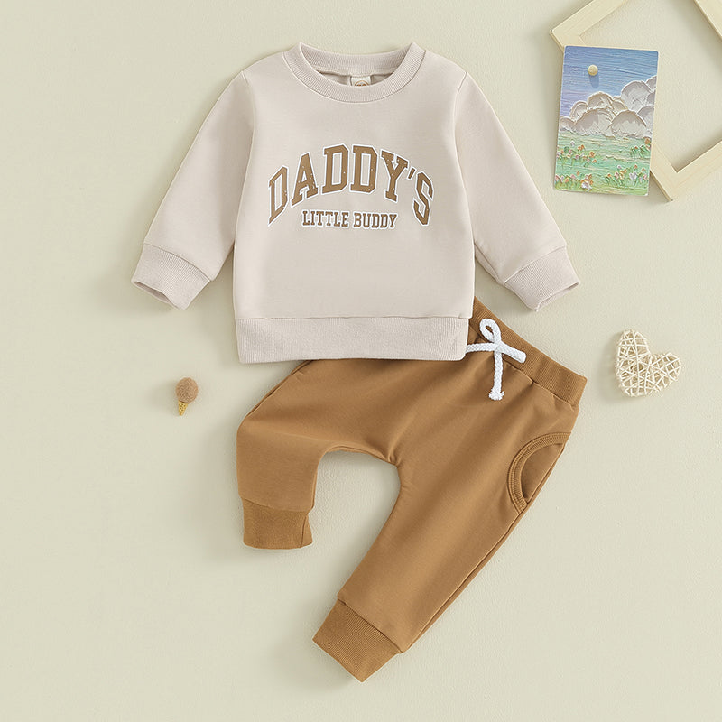 Girl’s 2-Piece Flower Sweatshirt & Pants Sets