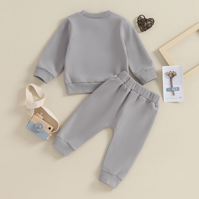 Boy's 2-Piece "Mama's Boy" Sweatshirt & Pants Sets