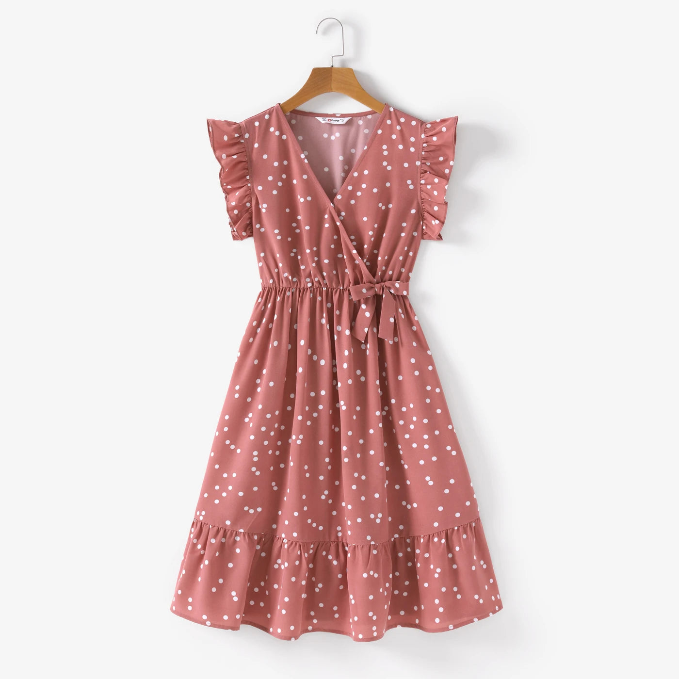 Mommy & Me! Matching Outfits Mother Daughter Pink Dot Dresses