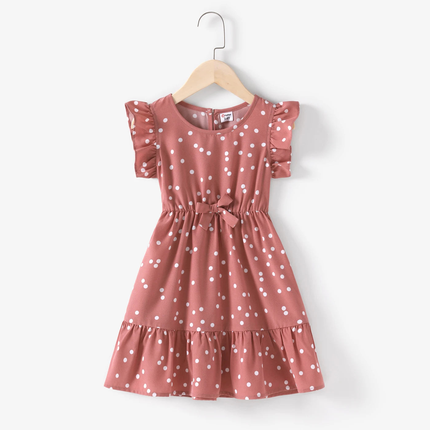 Mommy & Me! Matching Outfits Mother Daughter Pink Dot Dresses