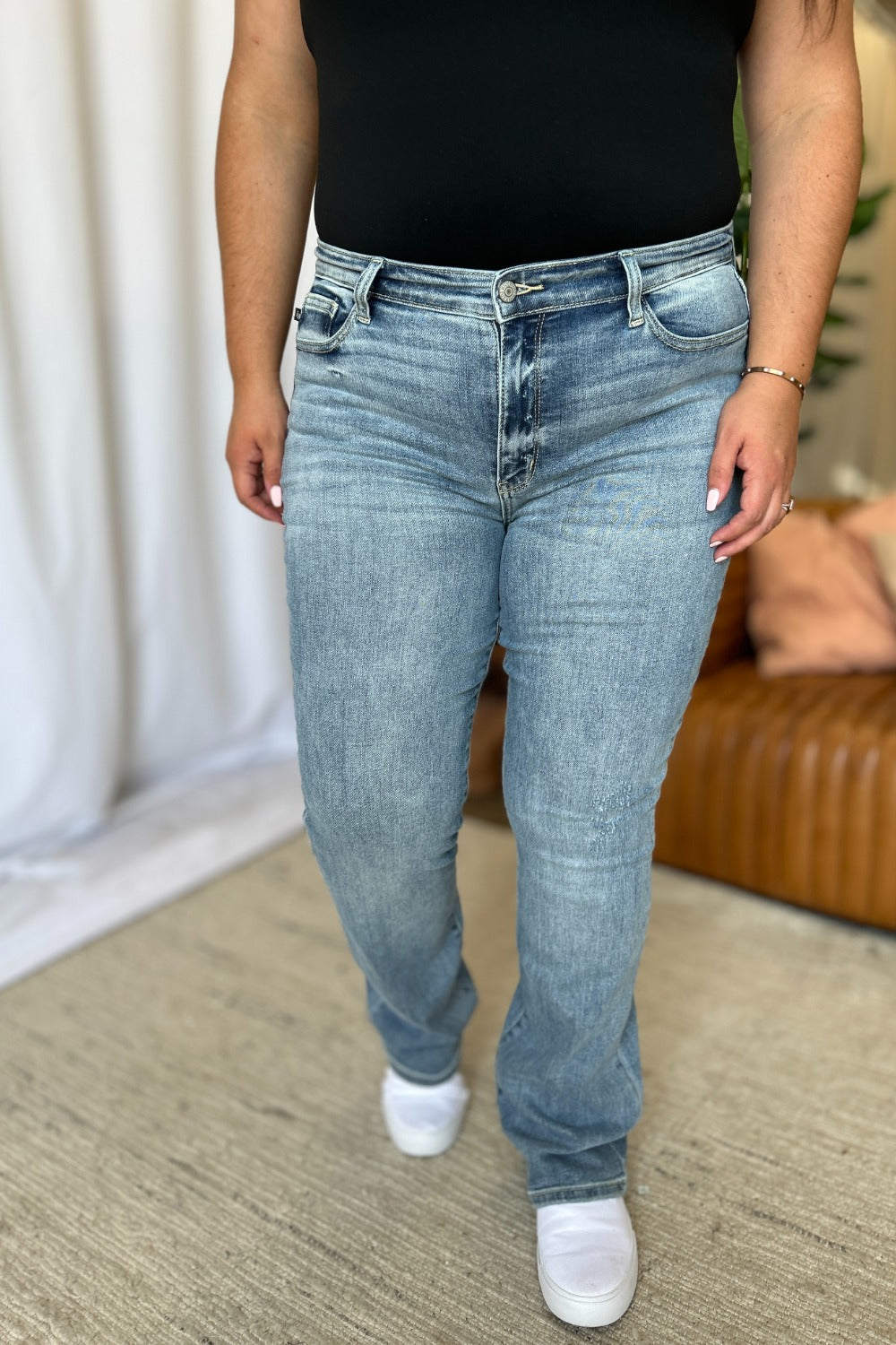Medium Rise Bootcut Jeans