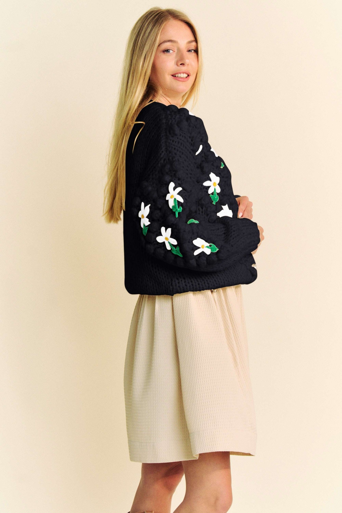 Floral Button Down Cardigan