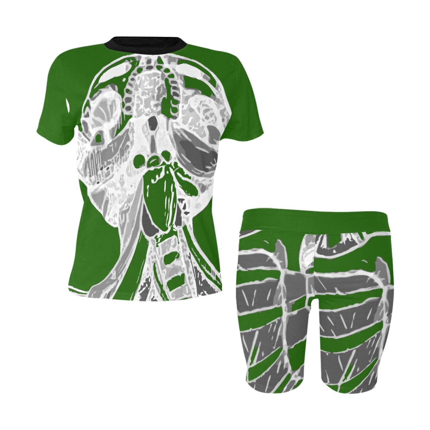 Ancient Art Anatomy 2-Piece Athletics Top & Shorts Sets