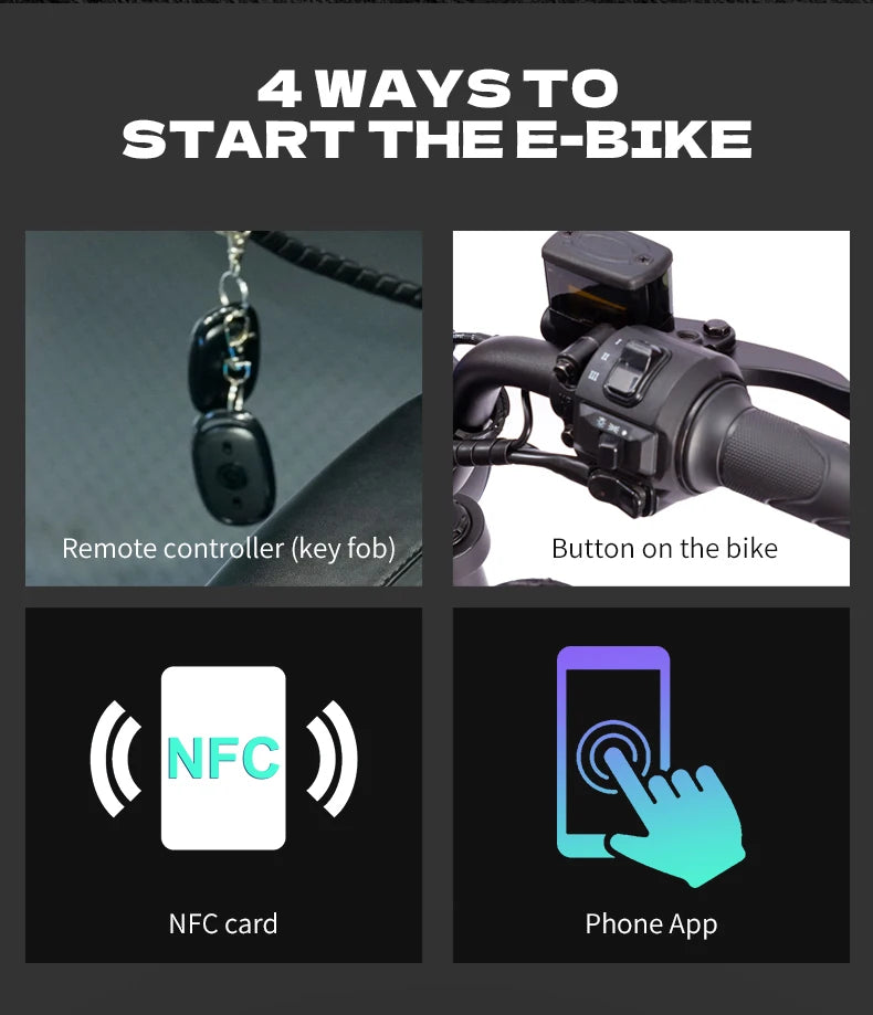 3-Power High-Performance 3000W 60V Smart eBike with Advanced Safety Features, Bluetooth, Anti-Theft Alarm