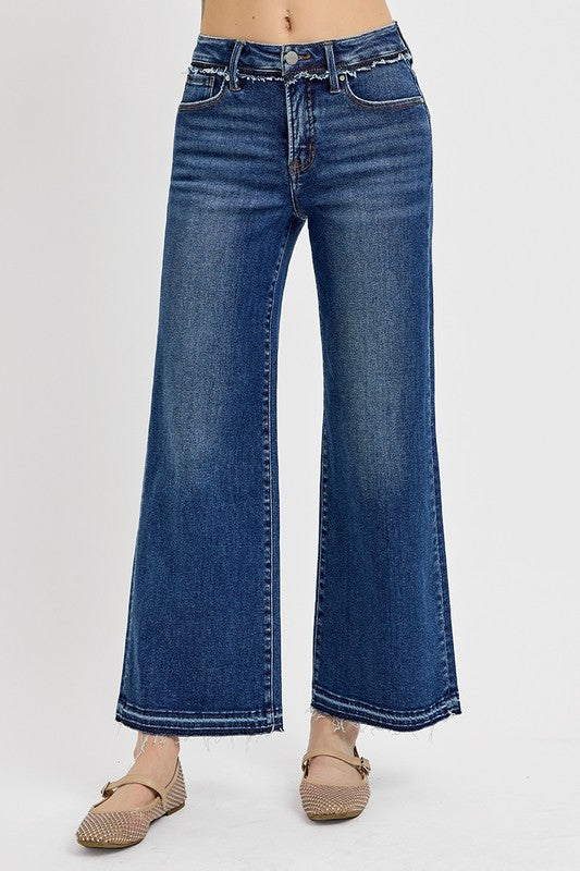 Tummy Control Bootcut Jeans Plus-Size
