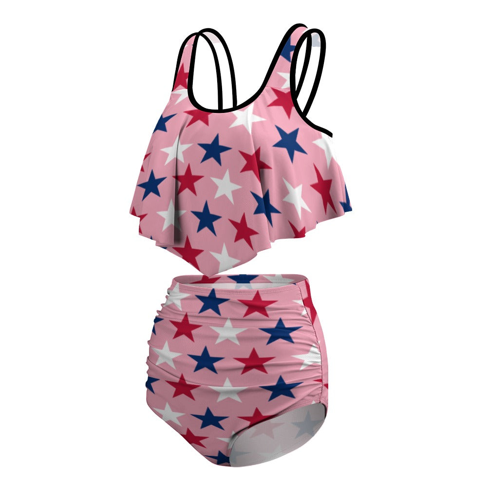 Women's Stretchy 4th of July Bikini Swimsuits