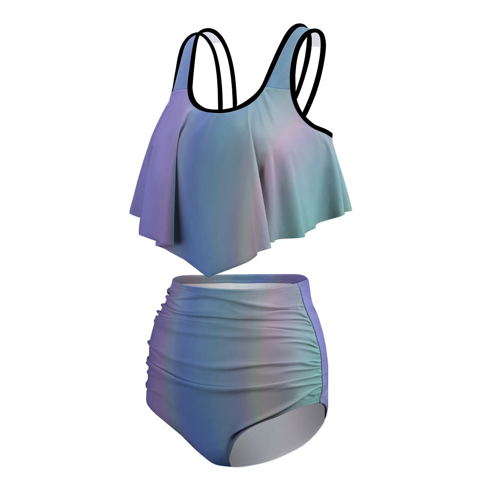 Women's Stretchy Multicolor Bikini Swimsuits