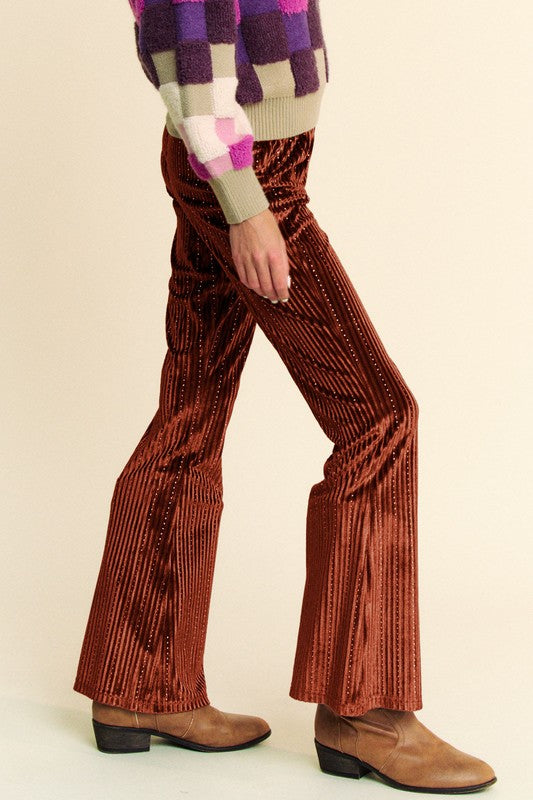 Knit Flare Pants