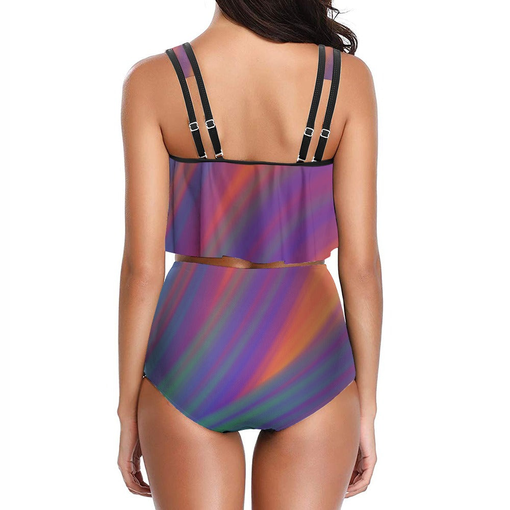 Women's Stretchy Multicolor Bikini Swimsuits