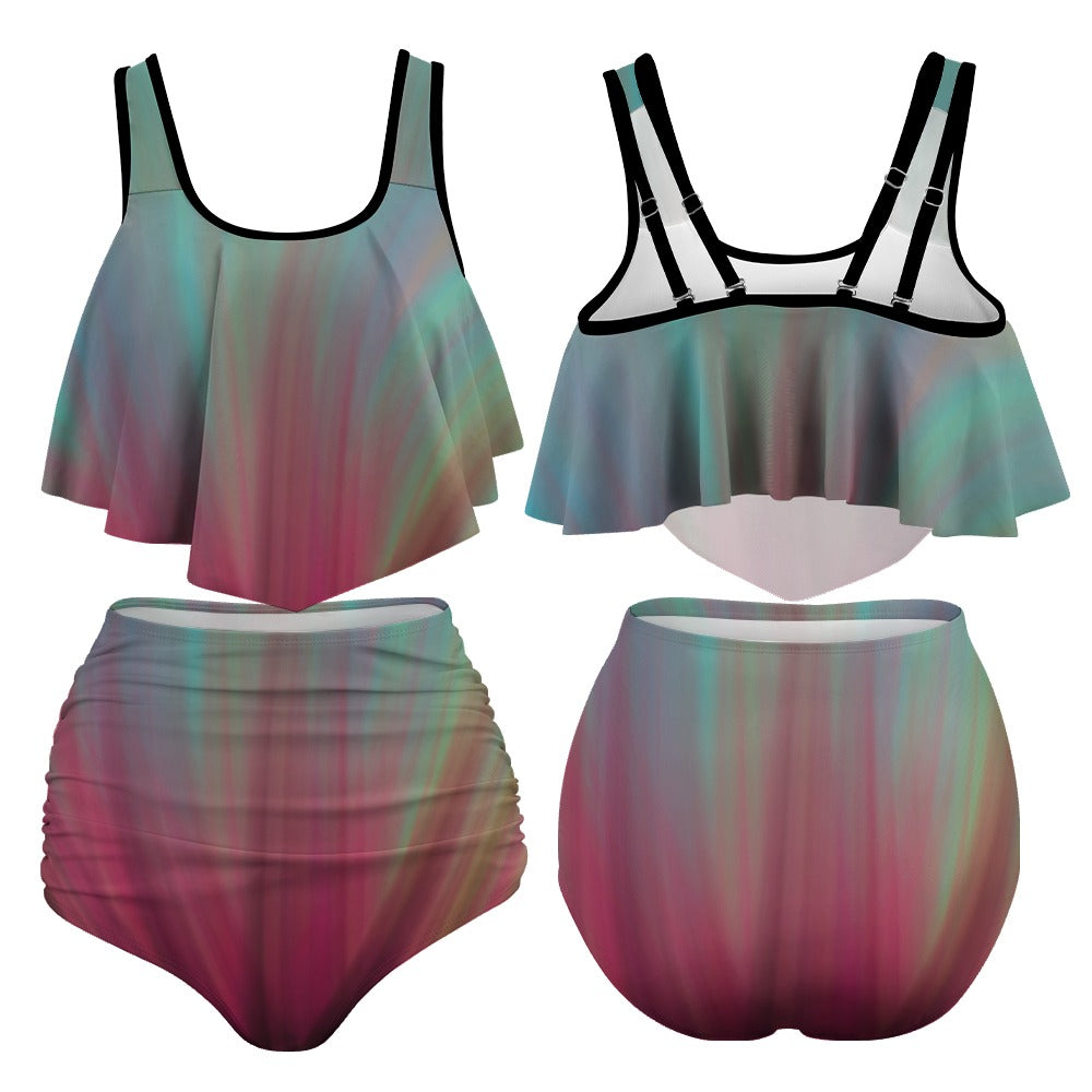 Women's Stretchy Multicolor Bikini Swimsuits